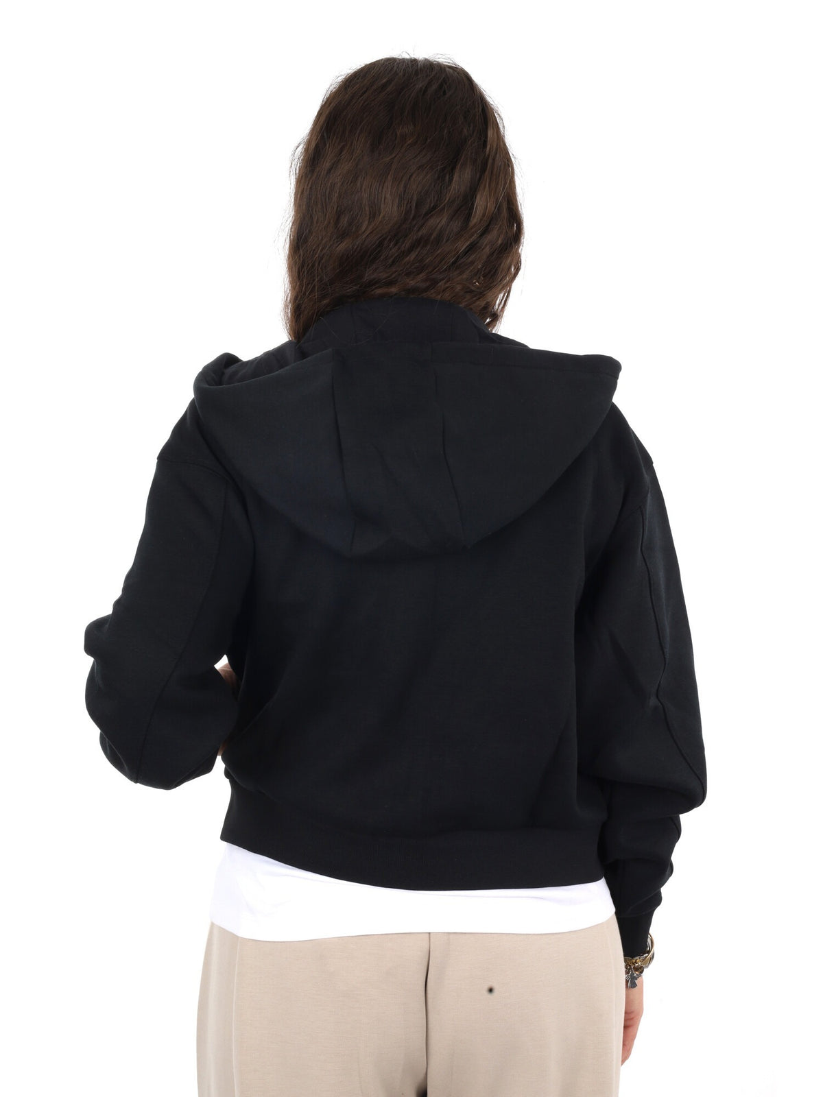 Guess brianna fullzi felpa da donna nero