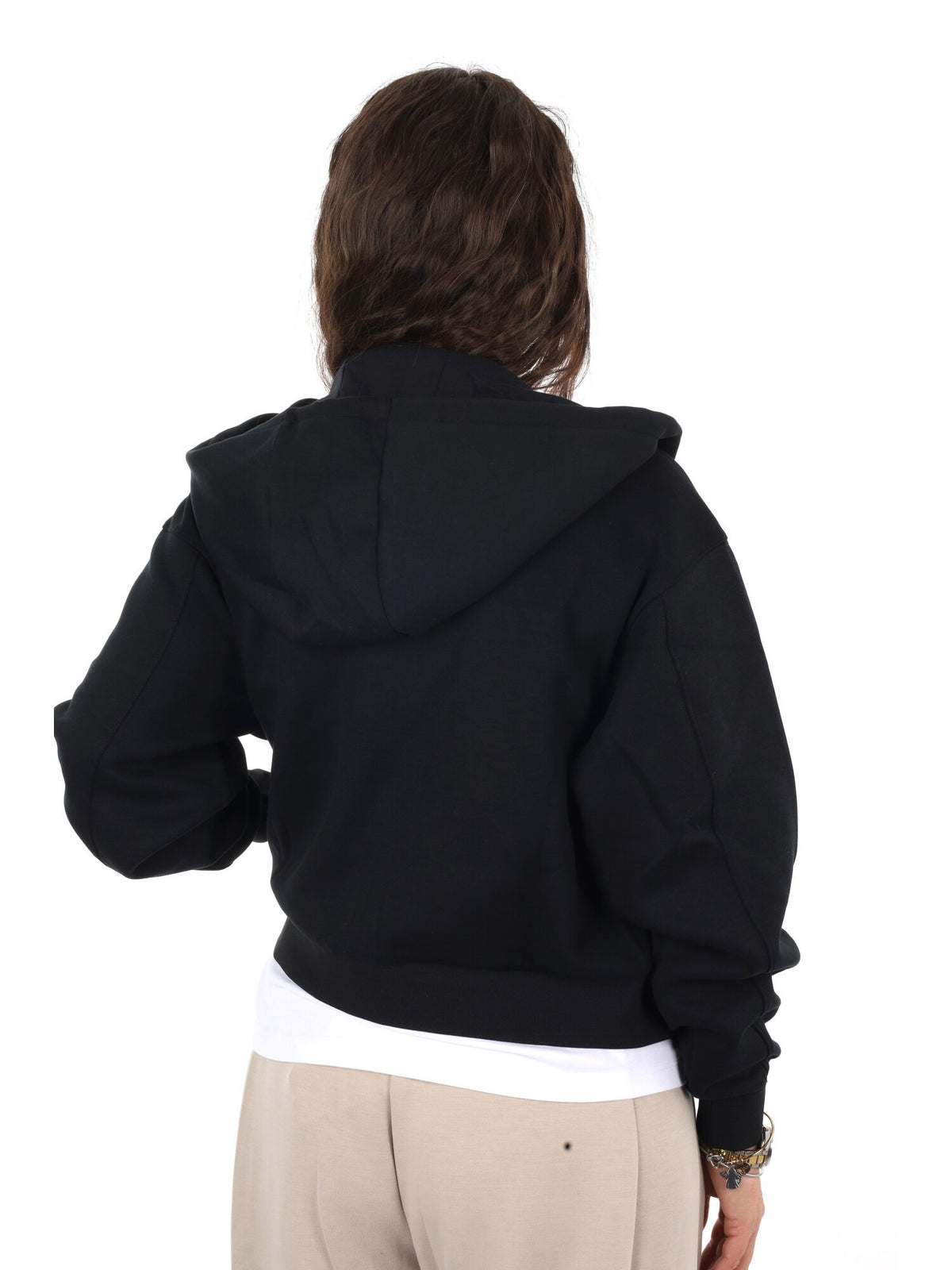 Guess brianna fullzi felpa da donna nero
