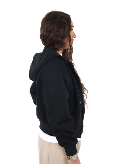 Guess brianna fullzi felpa da donna nero