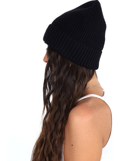 Guess poppy beanie cappello da unisex nero