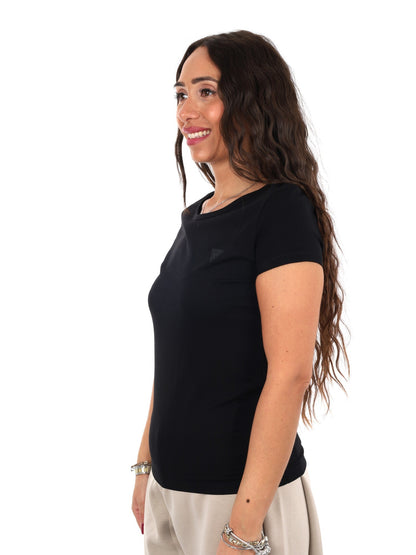 Guess avery t-shirt da donna nero