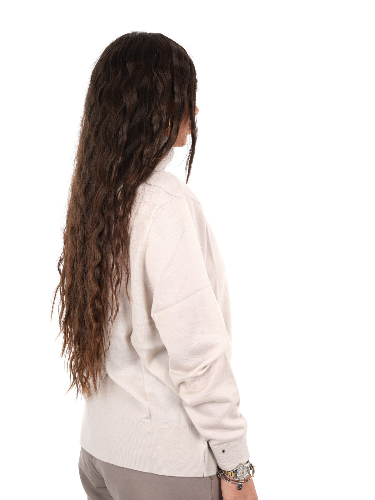 Armani excange pullo maglia da donna panna