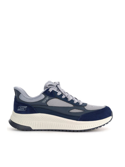 Skechers bobs squad sneakers da uomo blu-grigio