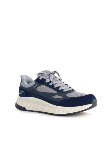 Skechers bobs squad sneakers da uomo blu-grigio