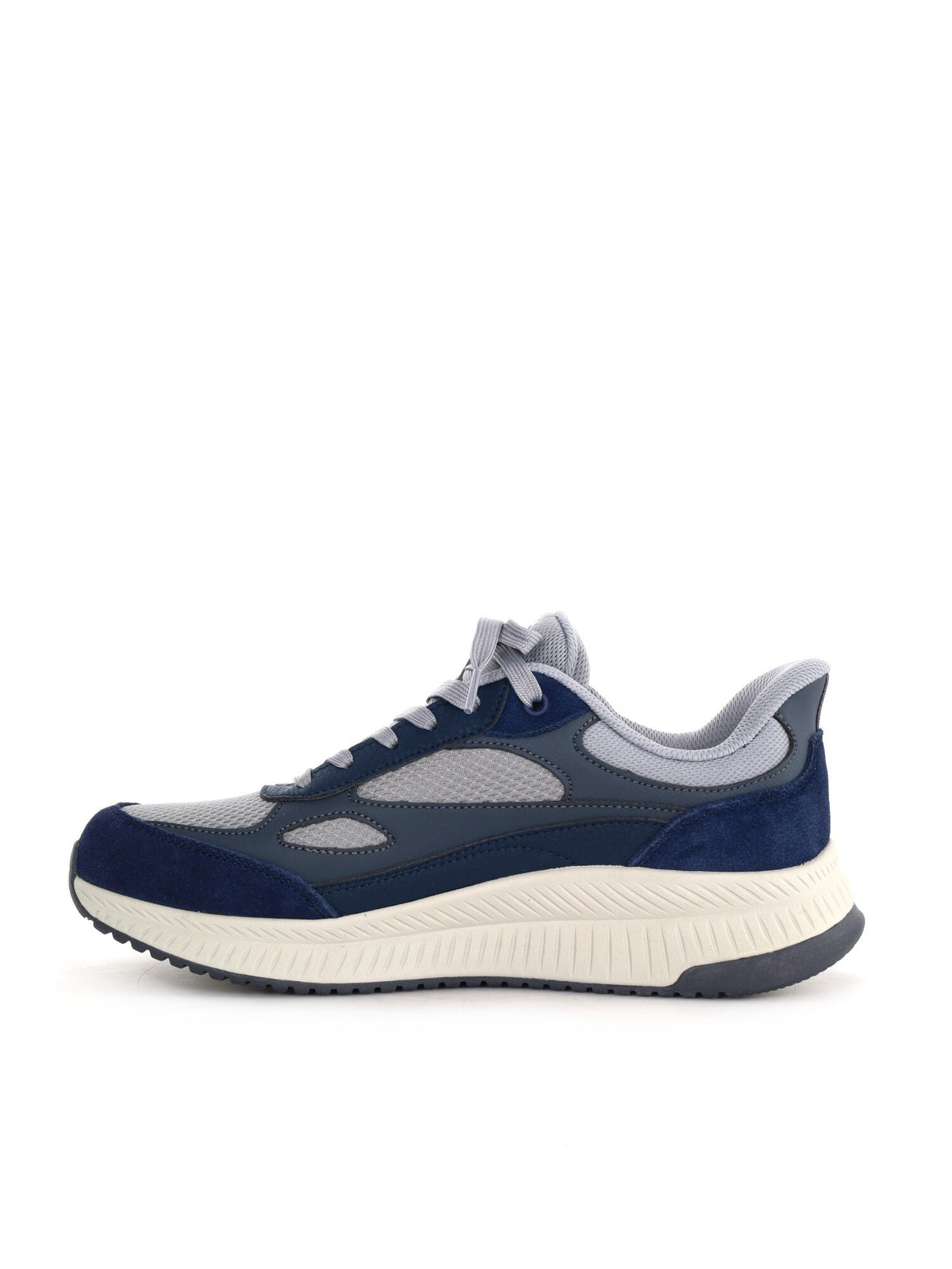 Skechers bobs squad sneakers da uomo blu-grigio