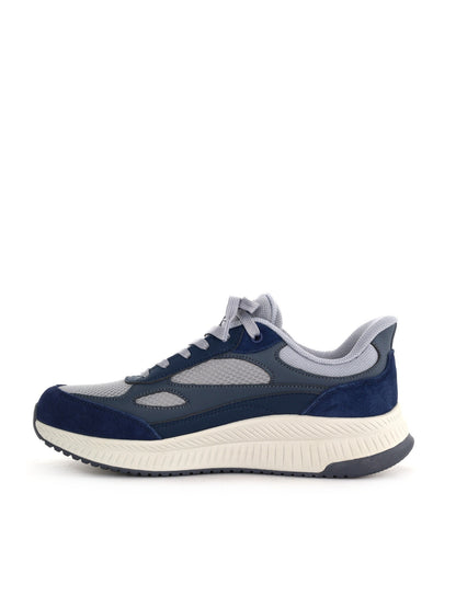 Skechers bobs squad sneakers da uomo blu-grigio