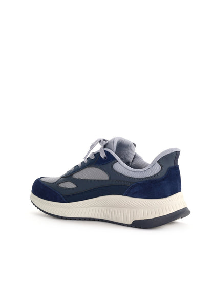 Skechers bobs squad sneakers da uomo blu-grigio