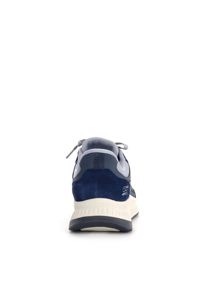 Skechers bobs squad sneakers da uomo blu-grigio