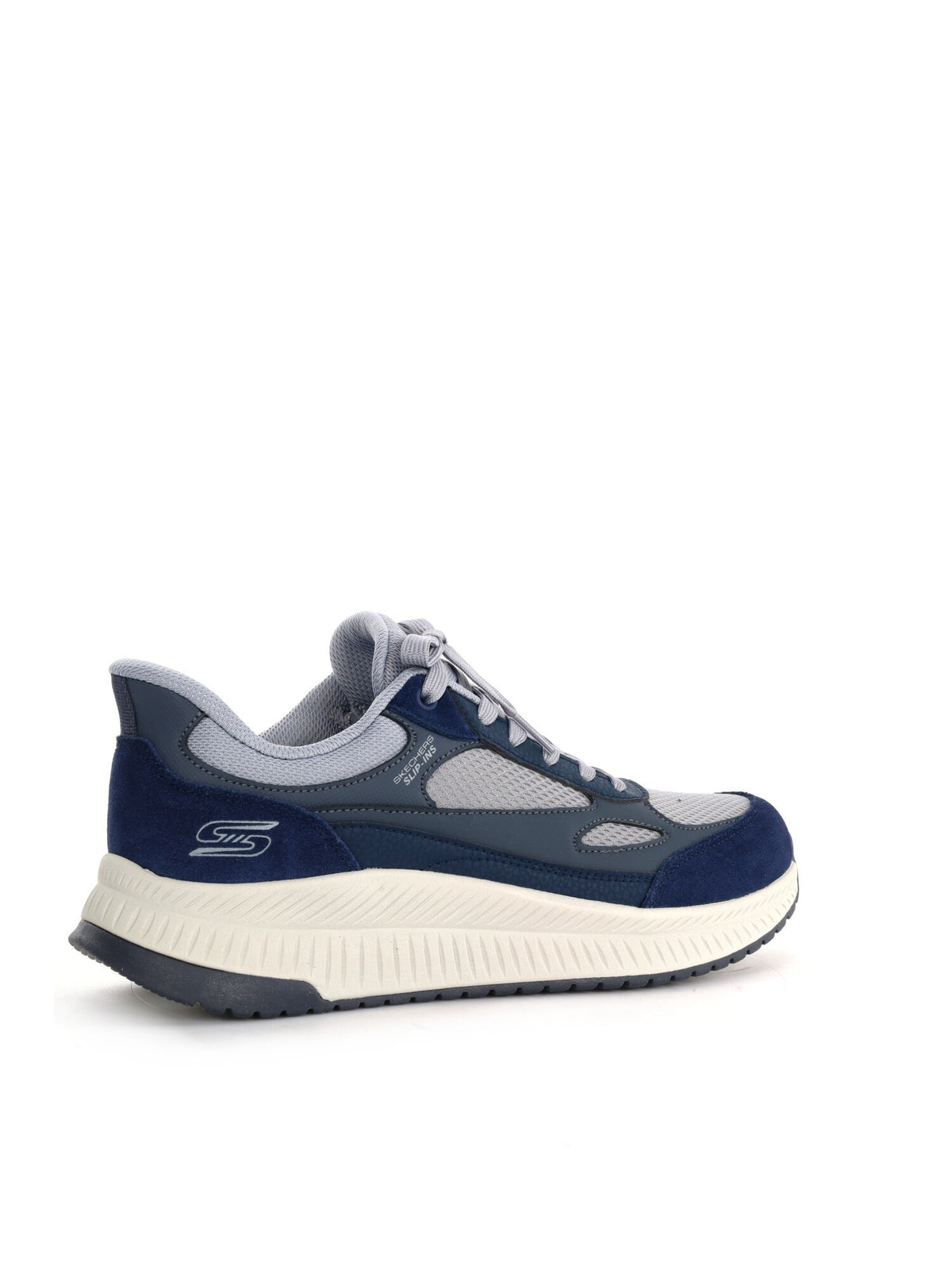 Skechers bobs squad sneakers da uomo blu-grigio