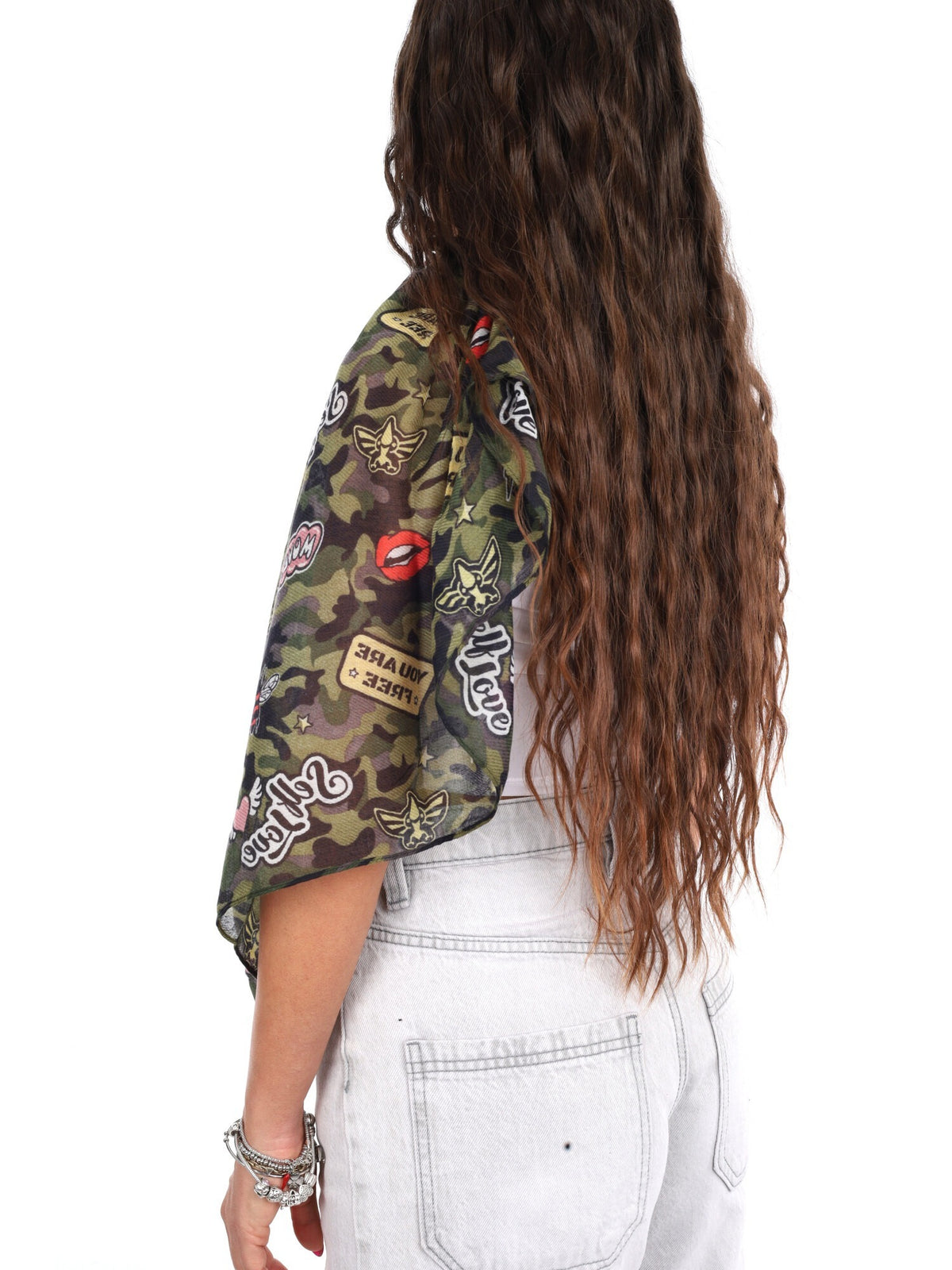 Pashbag pashmina da unisex mimetico