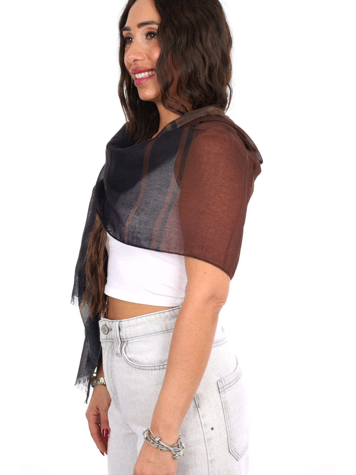 Pashbag soho pure pashmina da unisex nero