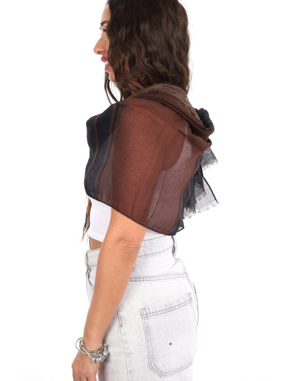 Pashbag soho pure pashmina da unisex nero