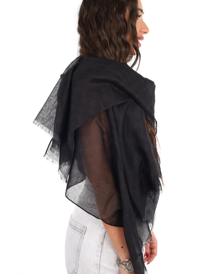 Pashbag soho pure pashmina da unisex nero