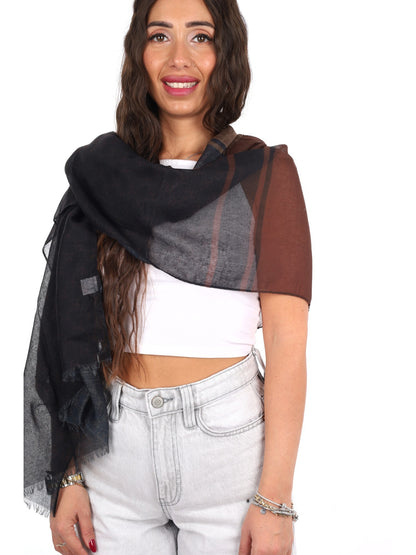 Pashbag soho pure pashmina da unisex nero