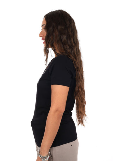 EA7 train visibility t-shirt da donna nero