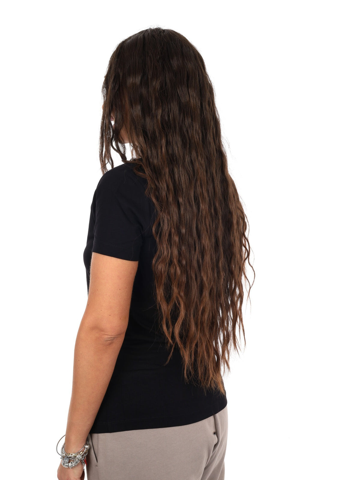 EA7 train visibility t-shirt da donna nero