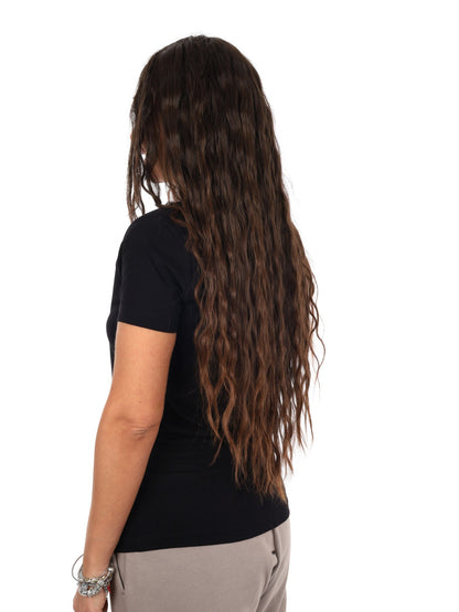 EA7 train visibility t-shirt da donna nero