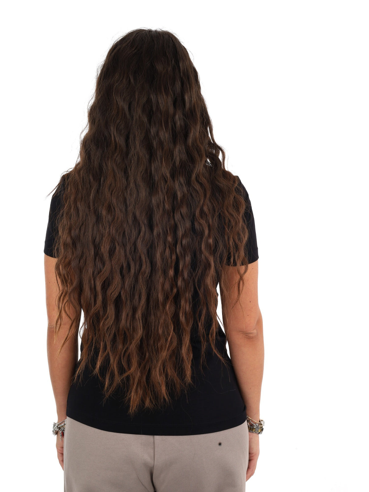 EA7 train visibility t-shirt da donna nero