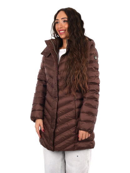 EA7 winter jacket giubbino da donna marrone