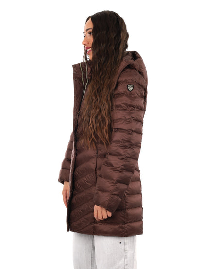EA7 winter jacket giubbino da donna marrone