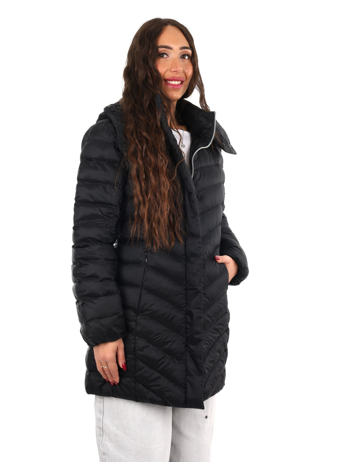 EA7 winter jacket giubbino da donna nero