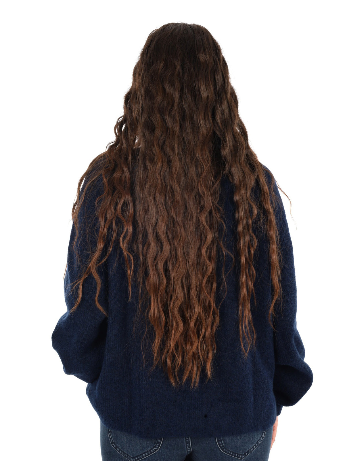 Tommy jeans mockneck maglia da donna blu