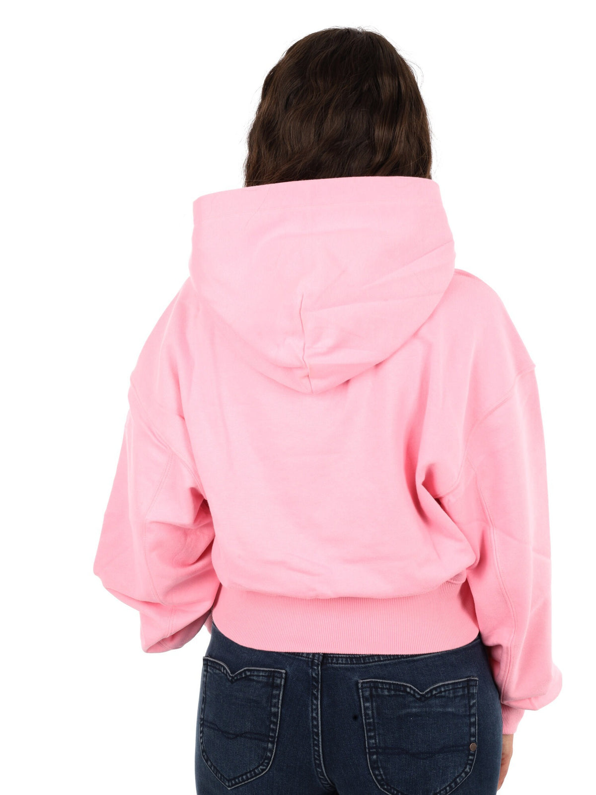 Tommy jeans ovs sh felpa da donna rosa