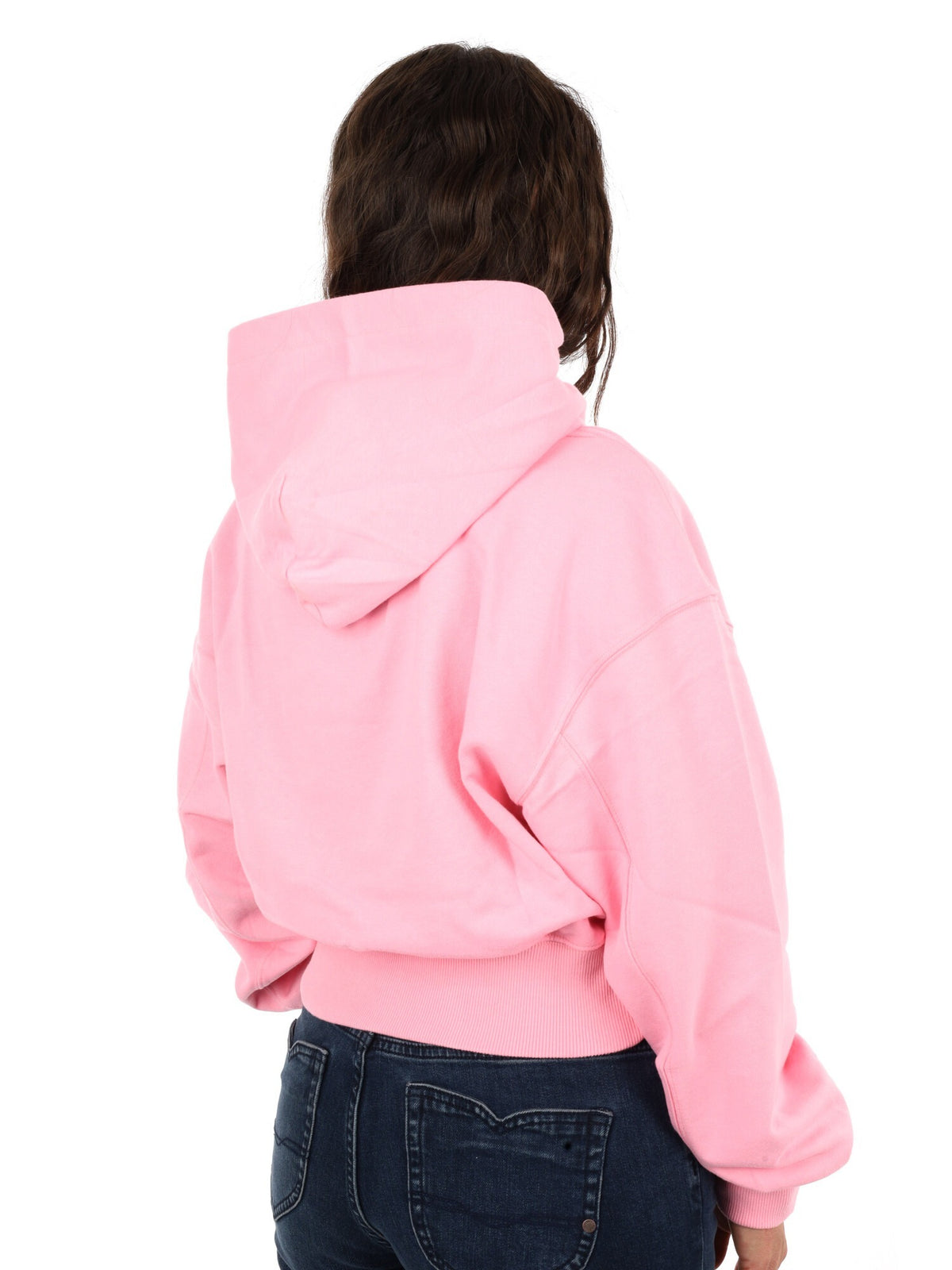 Tommy jeans ovs sh felpa da donna rosa
