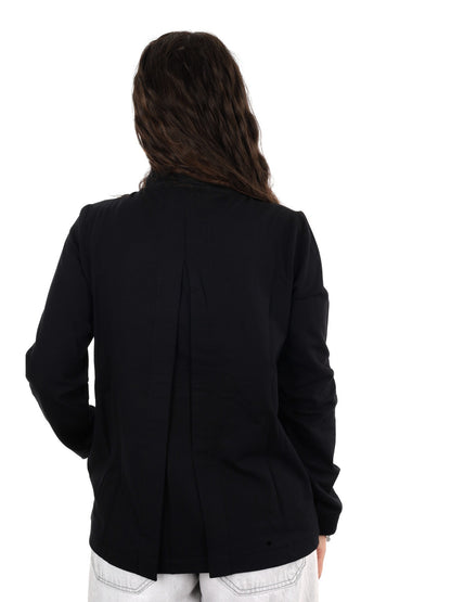 Freddy college luxe felpa da donna nero