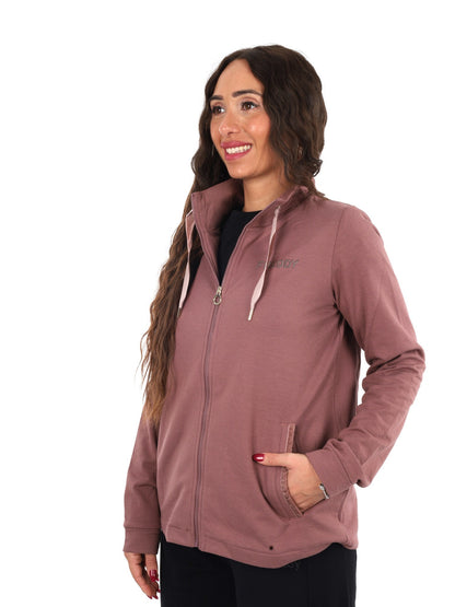 Freddy college luxe felpa da donna malva