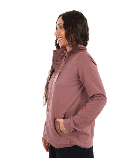 Freddy college luxe felpa da donna malva