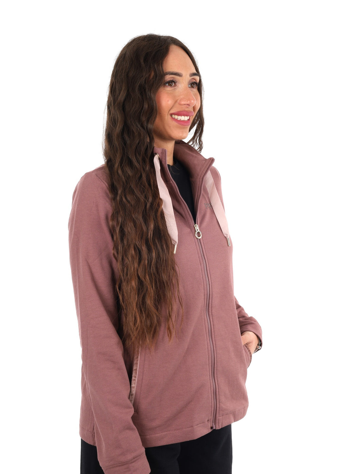 Freddy college luxe felpa da donna malva