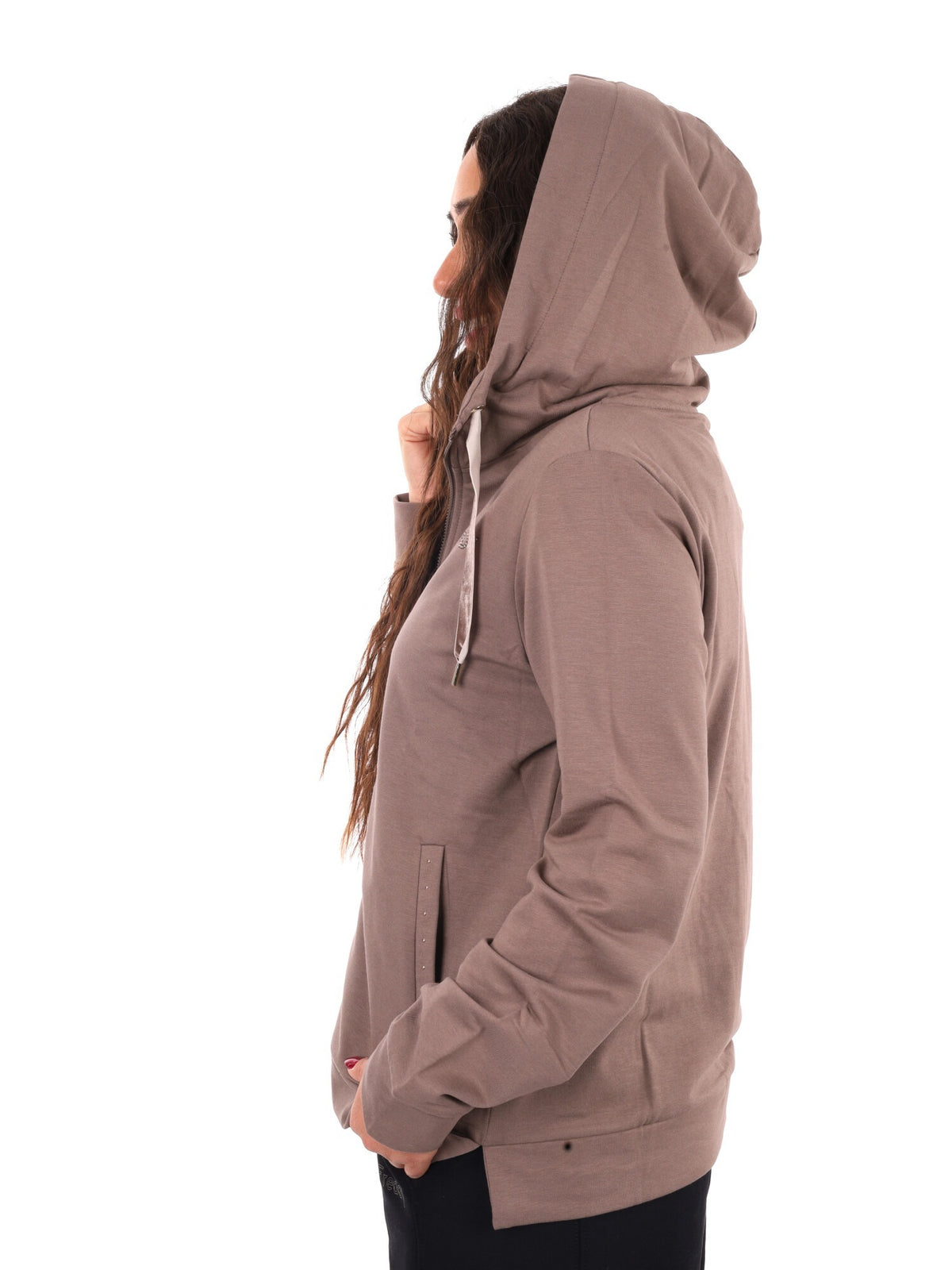 Freddy college luxe felpa da donna marrone