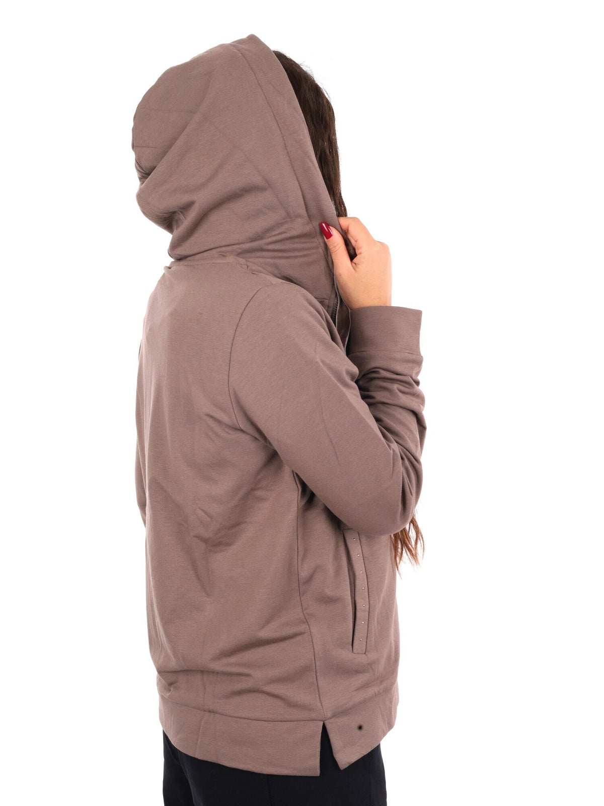 Freddy college luxe felpa da donna marrone
