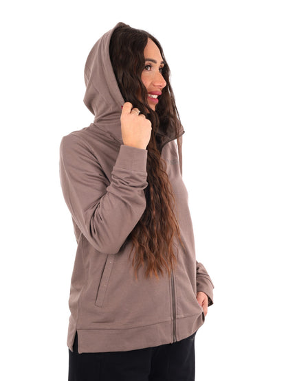 Freddy college luxe felpa da donna marrone