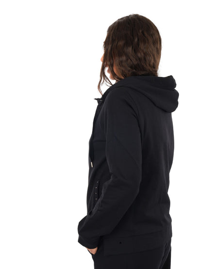 Freddy college luxe felpa da donna nero