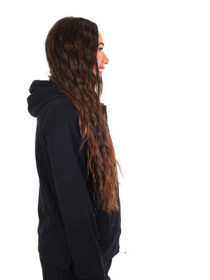 Freddy college luxe felpa da donna nero