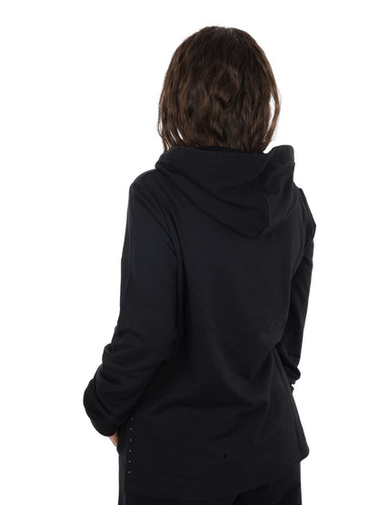Freddy college luxe felpa da donna nero