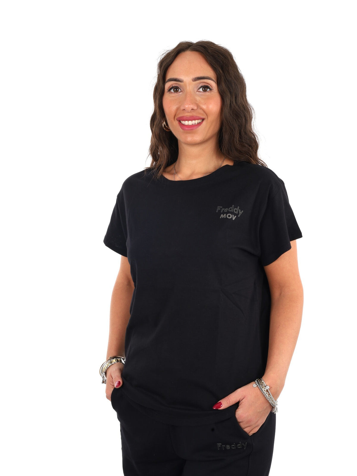 Freddy movement t-shirt da donna nero
