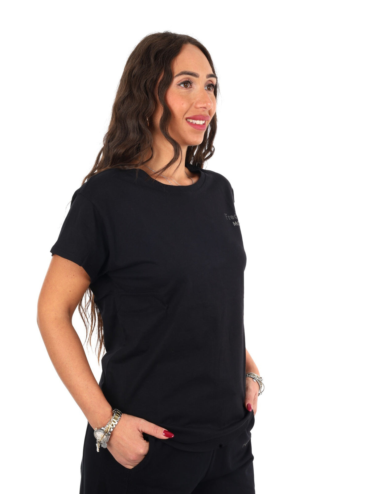 Freddy movement t-shirt da donna nero