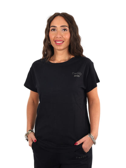 Freddy movement t-shirt da donna nero