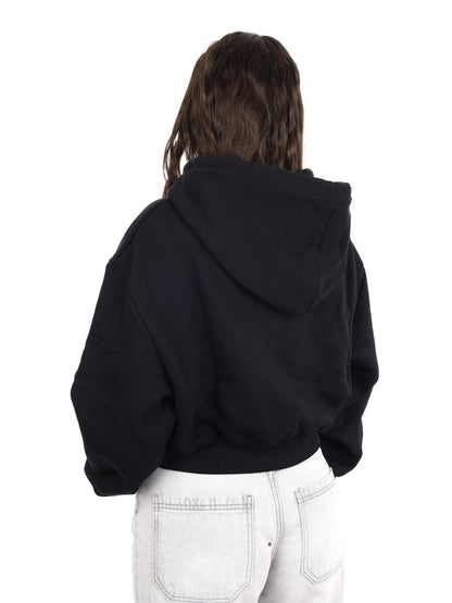 DS2 felpa cappuccio da donna nero