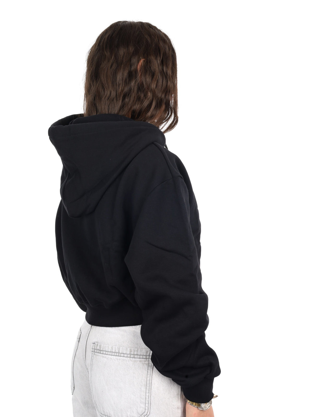 DS2 felpa cappuccio da donna nero