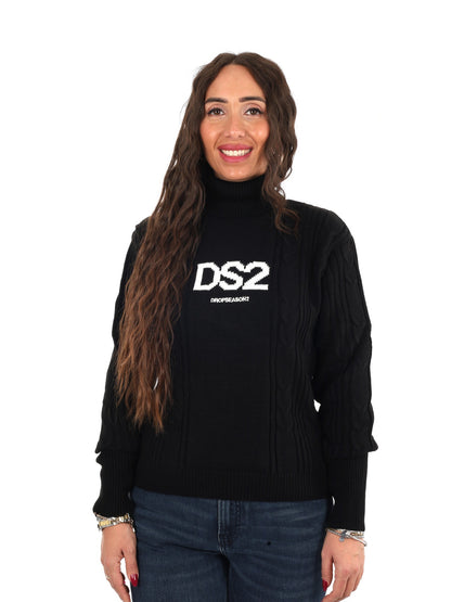 DS2 maglia da donna nero