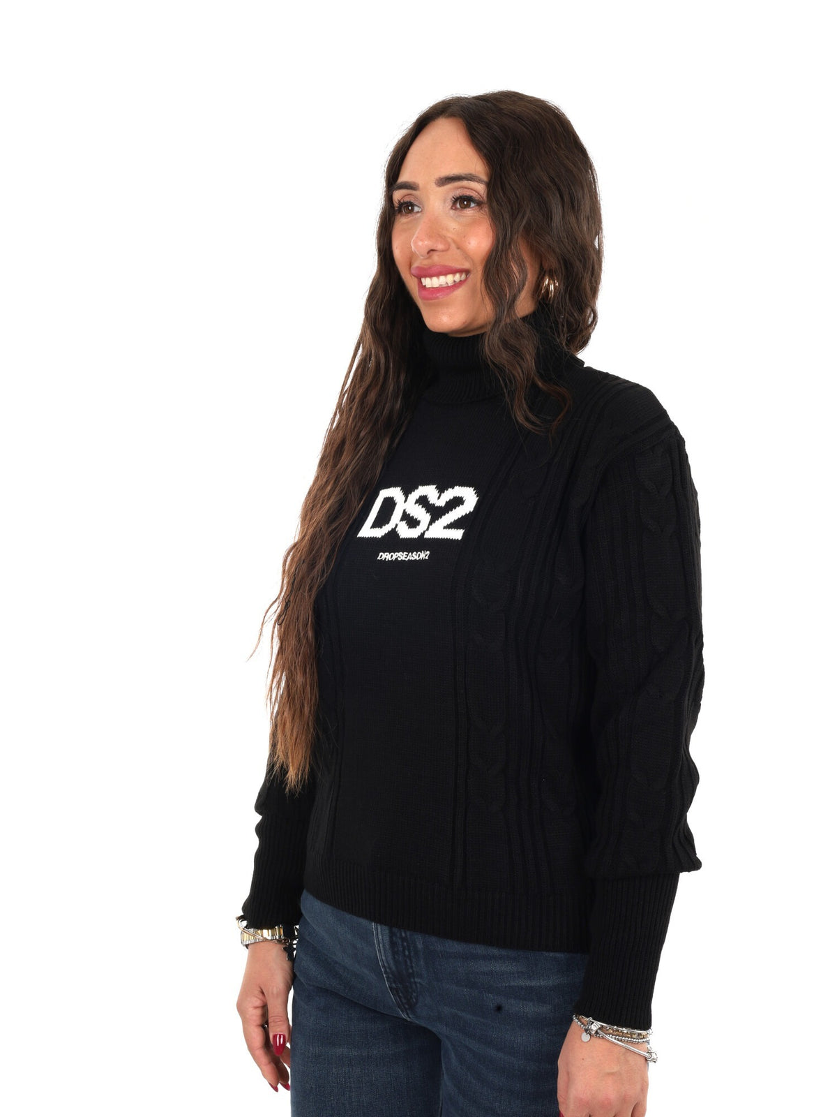 DS2 maglia da donna nero