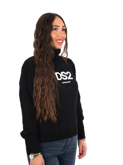 DS2 maglia da donna nero