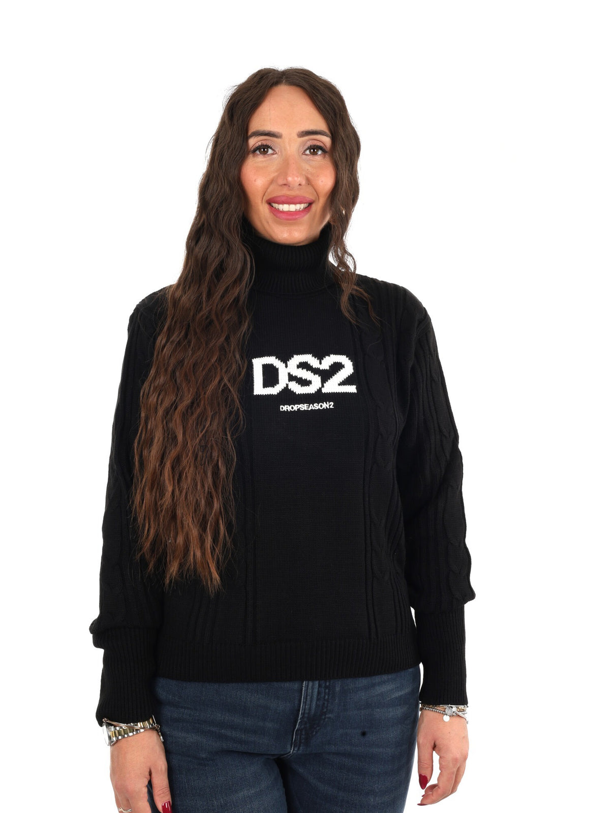 DS2 maglia da donna nero