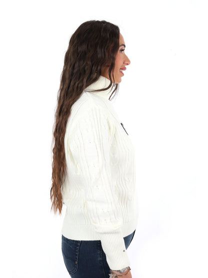 DS2 maglia da donna bianco