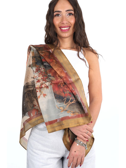 Y-not foulard rayon da unisex fantasia