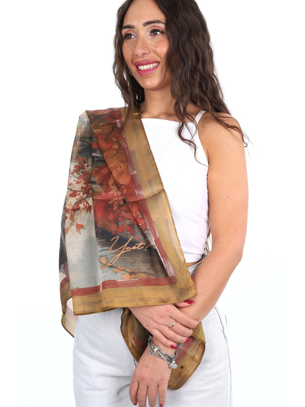 Y-not foulard rayon da unisex fantasia